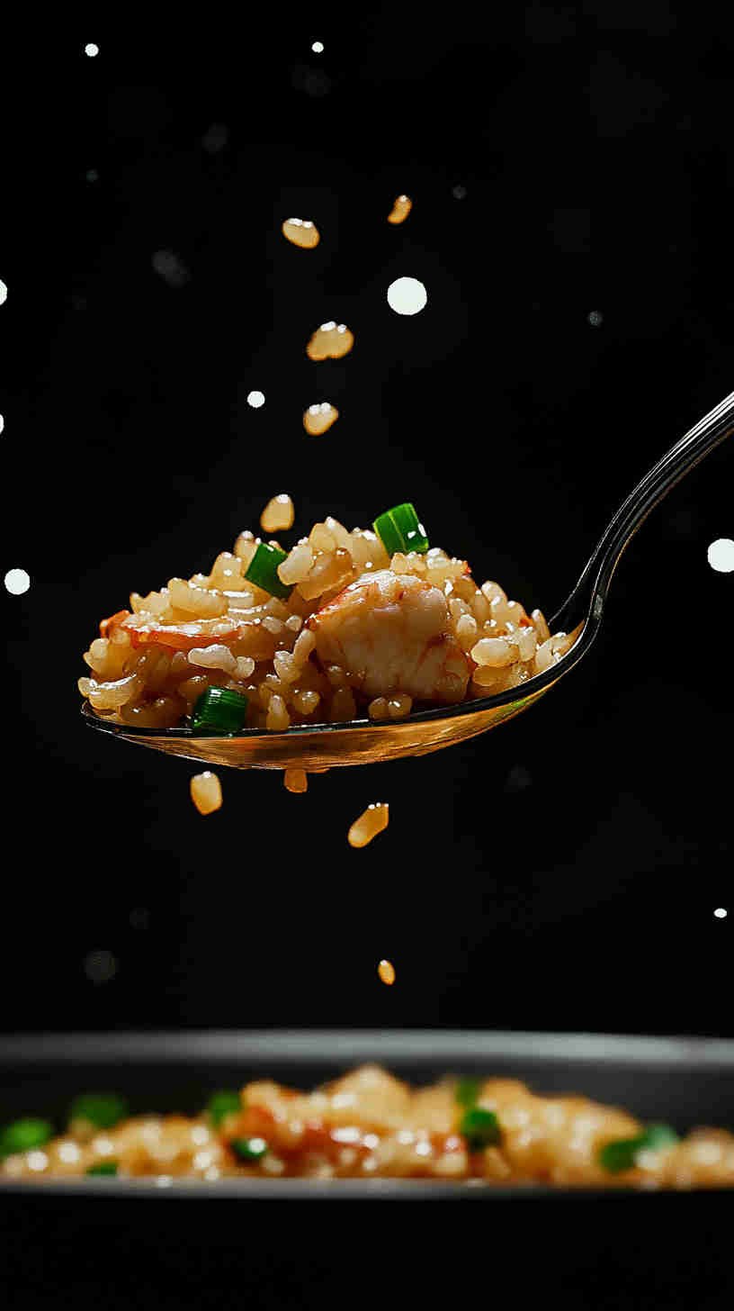 Fried Rice with Crab Meat and Scallions