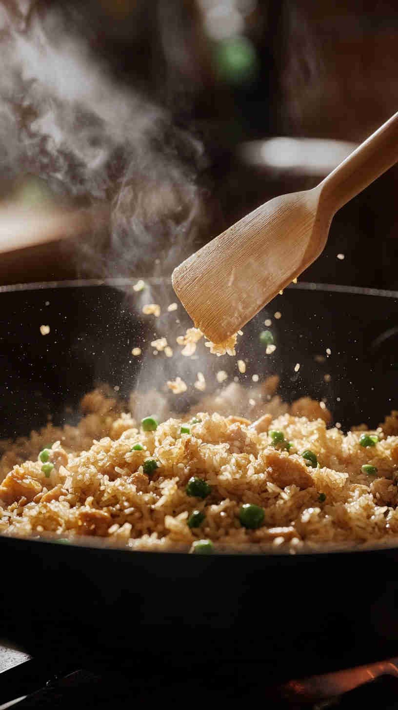 Fried Rice with Crab Meat and Scallions