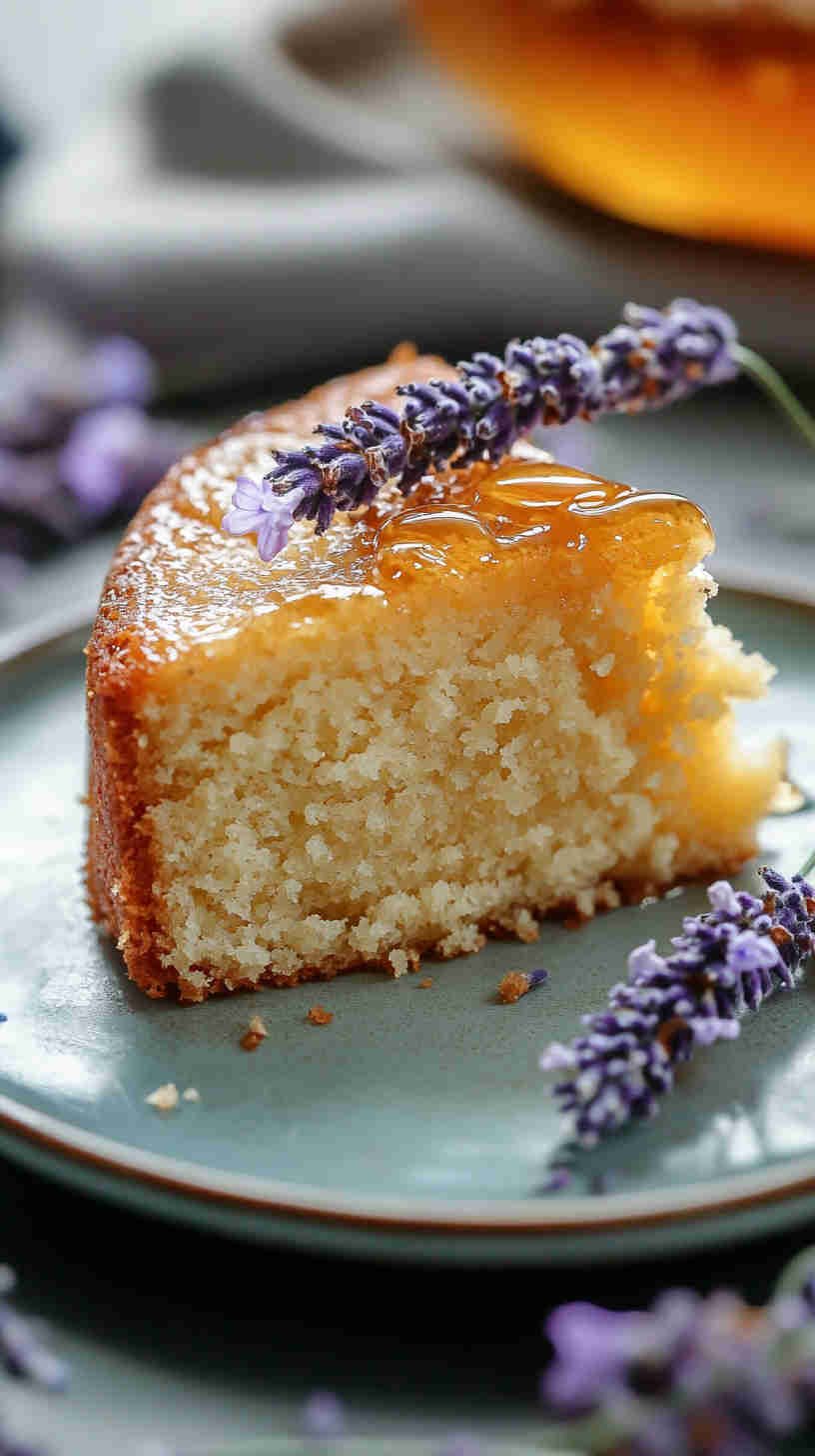 Lavender Honey Pound Cake