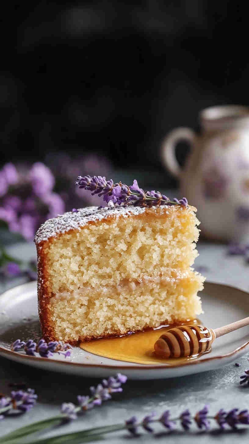Lavender Honey Pound Cake