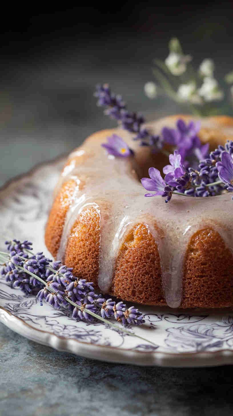 Lavender Honey Pound Cake