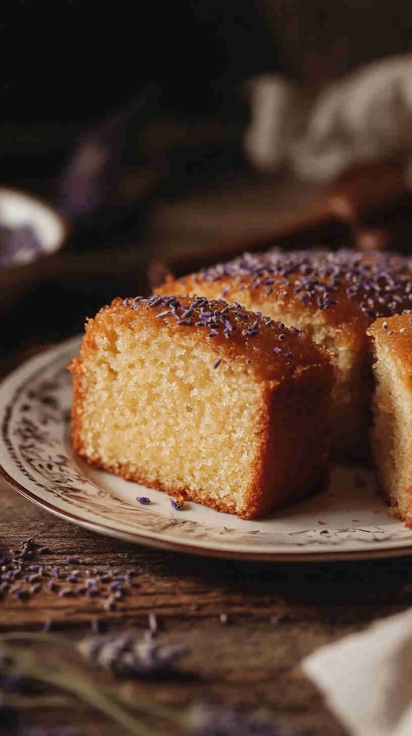 Lavender Honey Pound Cake