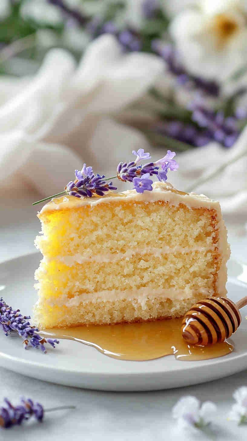 Lavender Honey Pound Cake
