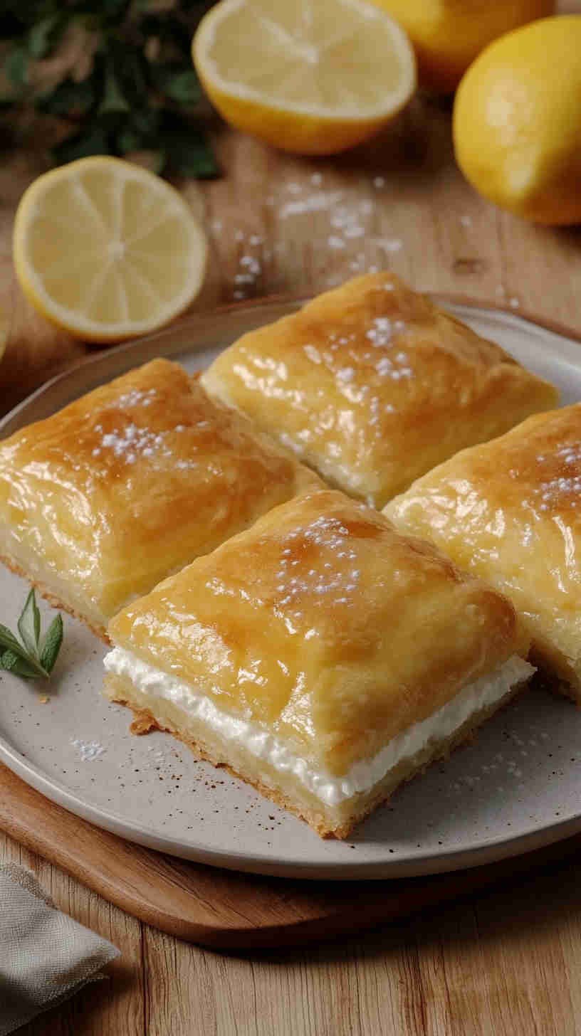 Lemon Cottage Cheese Bars