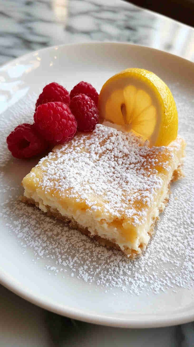 Lemon Cottage Cheese Bars