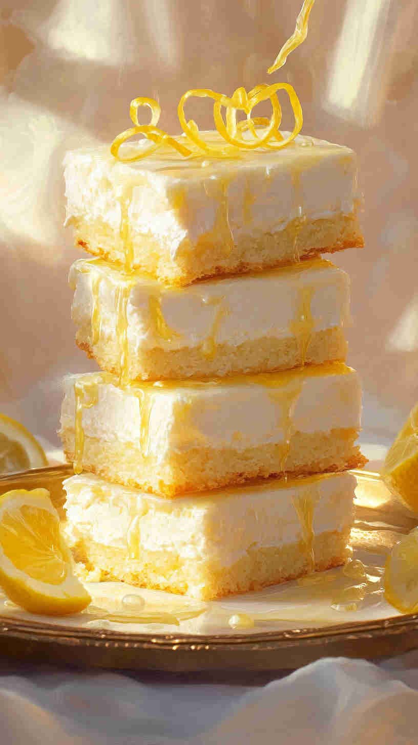 Lemon Cottage Cheese Bars