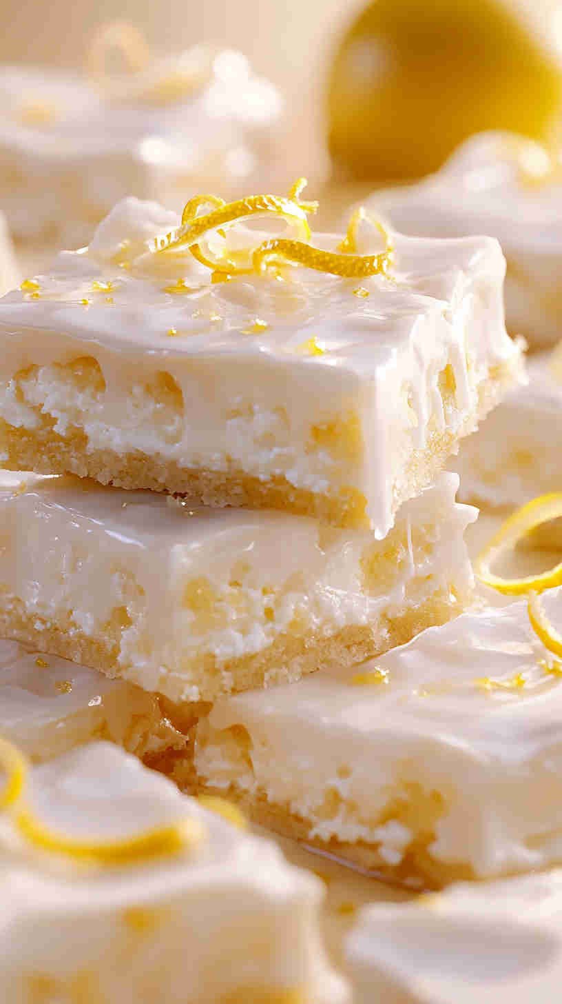 Lemon Cottage Cheese Bars