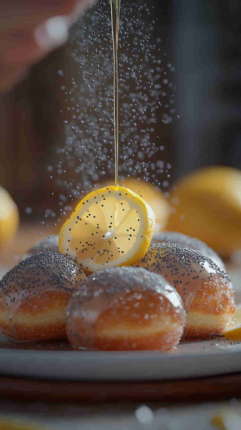 Lemon Poppy Seed Donut Holes
