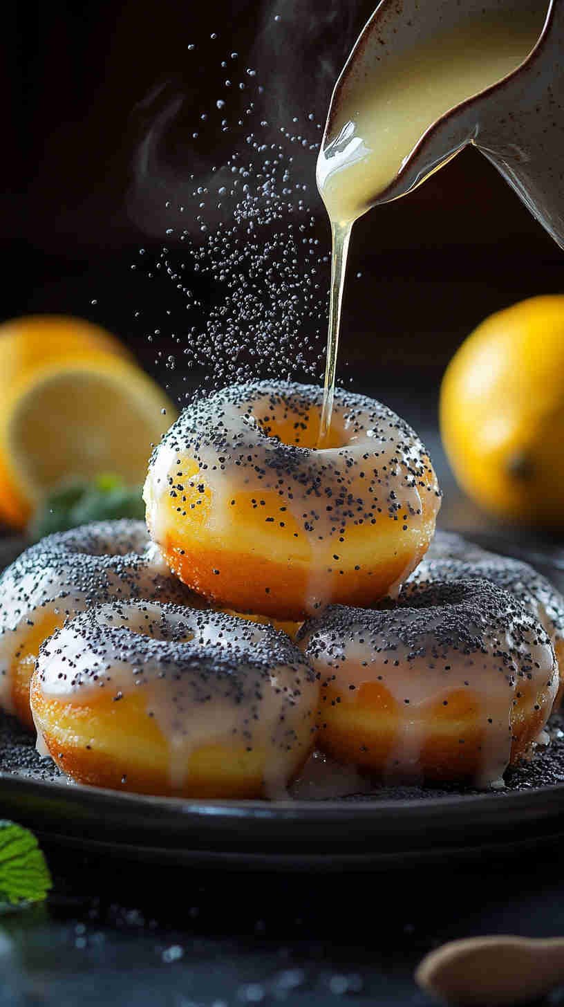 Lemon Poppy Seed Donut Holes