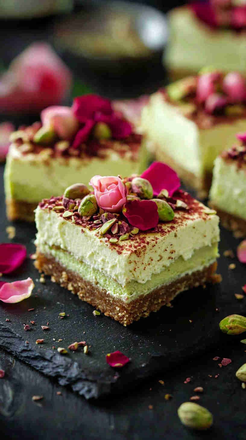Pistachio and Rose Cake