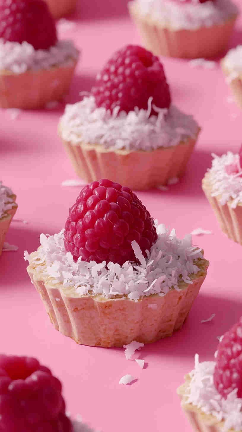 Raspberry Coconut Tartlets