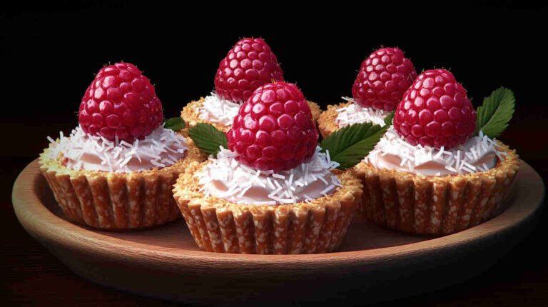 Raspberry Coconut Tartlets