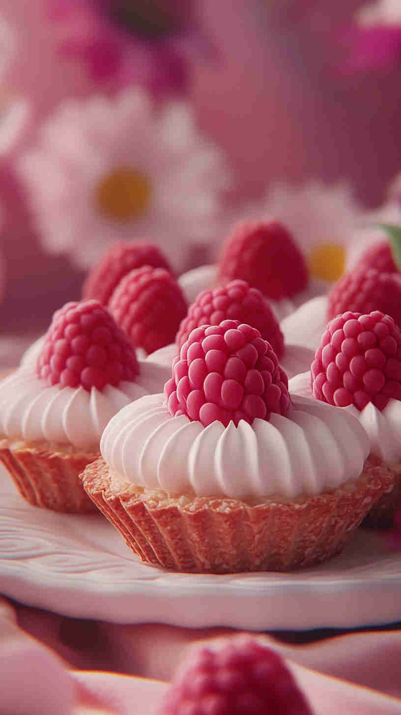 Raspberry Coconut Tartlets
