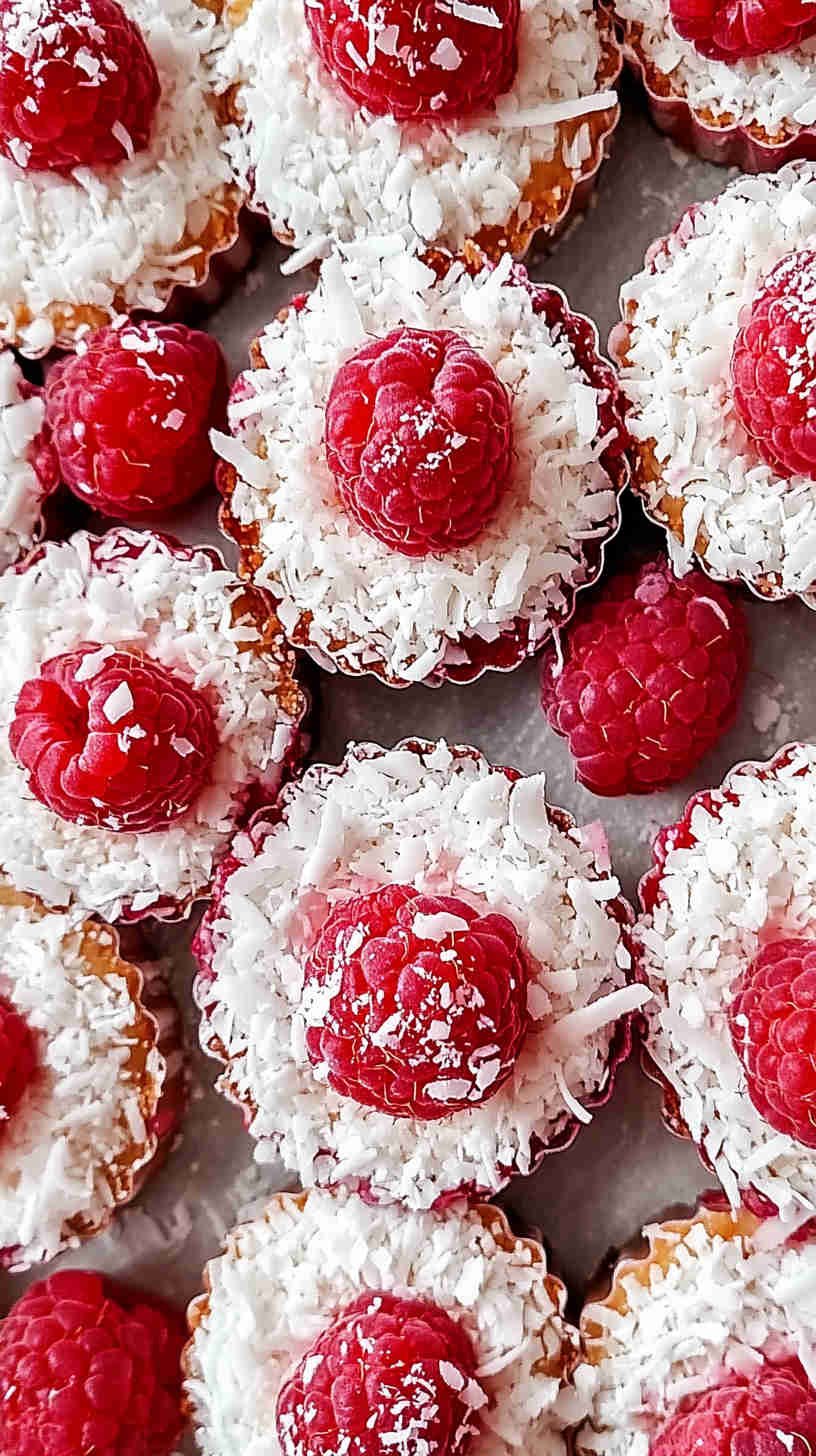 Raspberry Coconut Tartlets