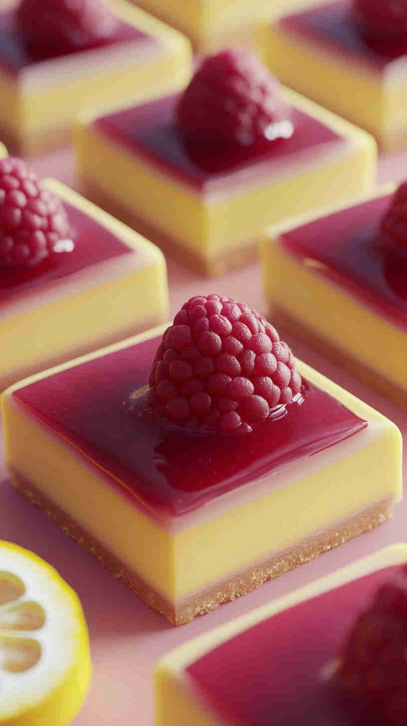 Raspberry Lemonade Cheesecake Bars