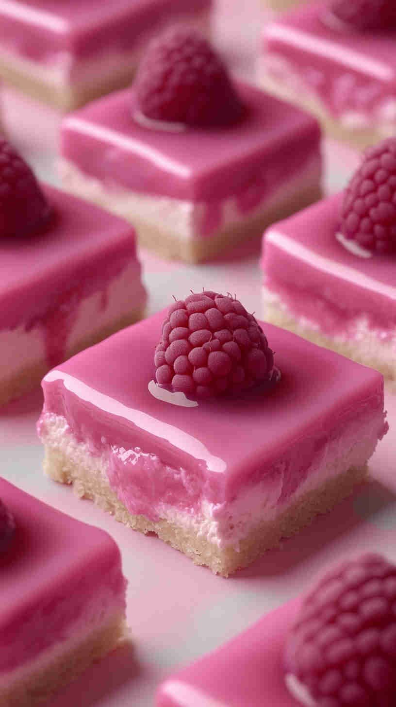 Raspberry Lemonade Cheesecake Bars