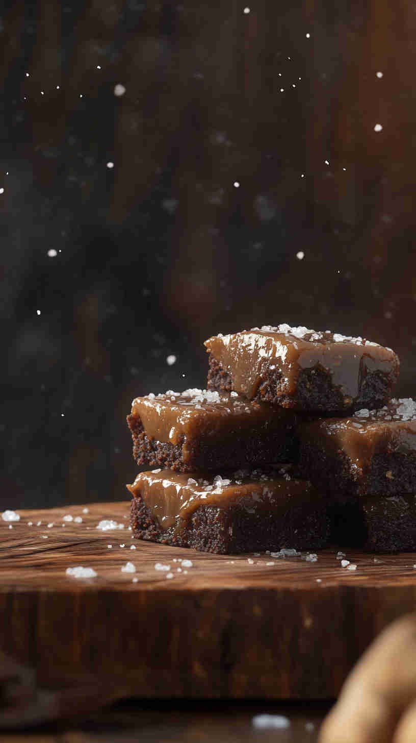 Salted Caramel Brownie Bites