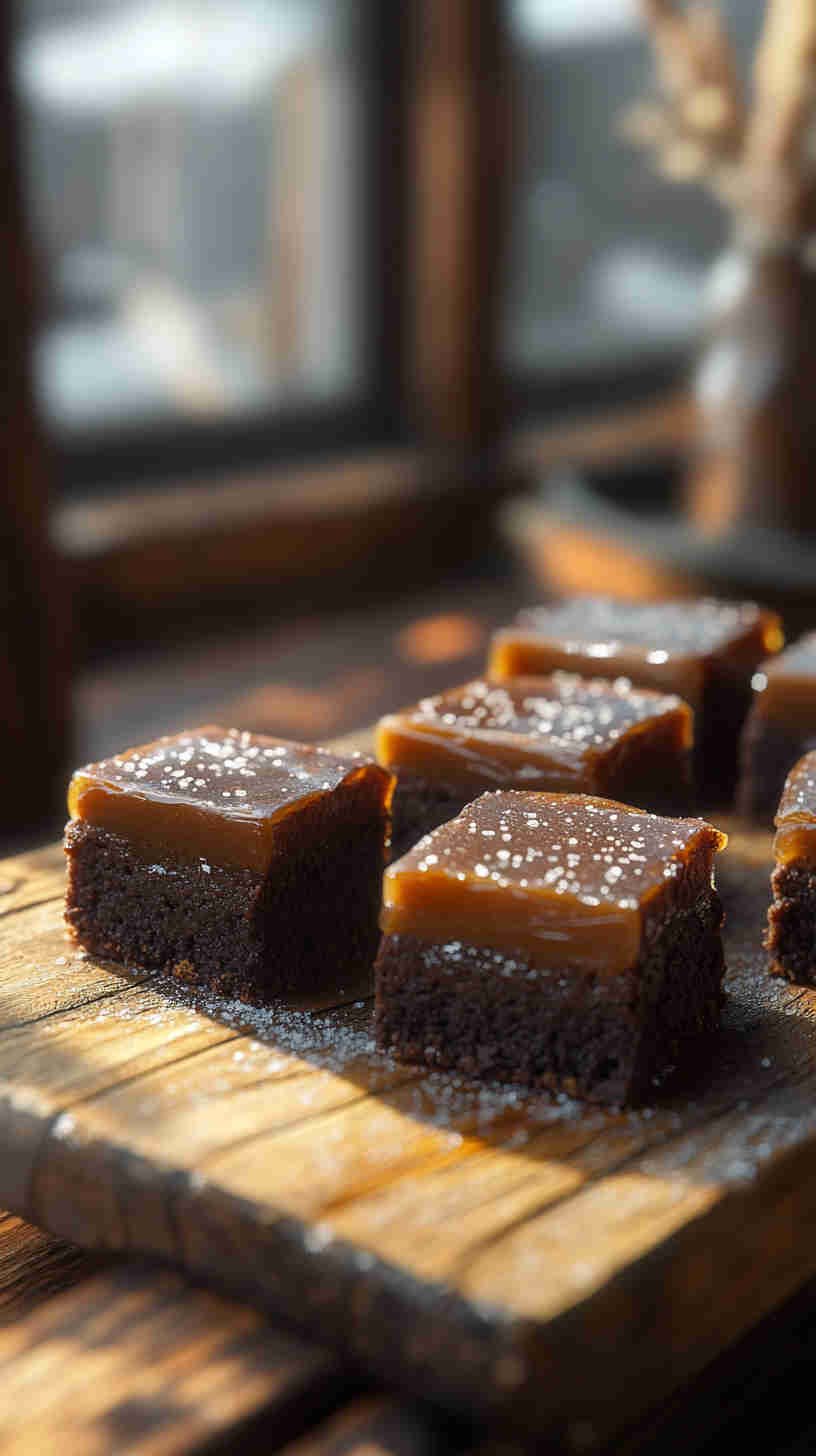 Salted Caramel Brownie Bites