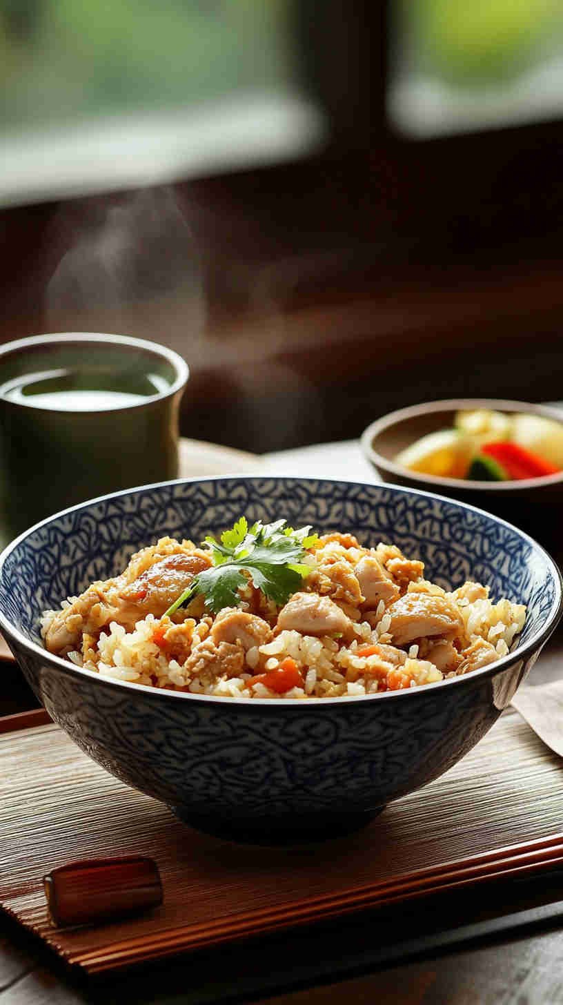 Savory Chicken and Egg Fried Rice