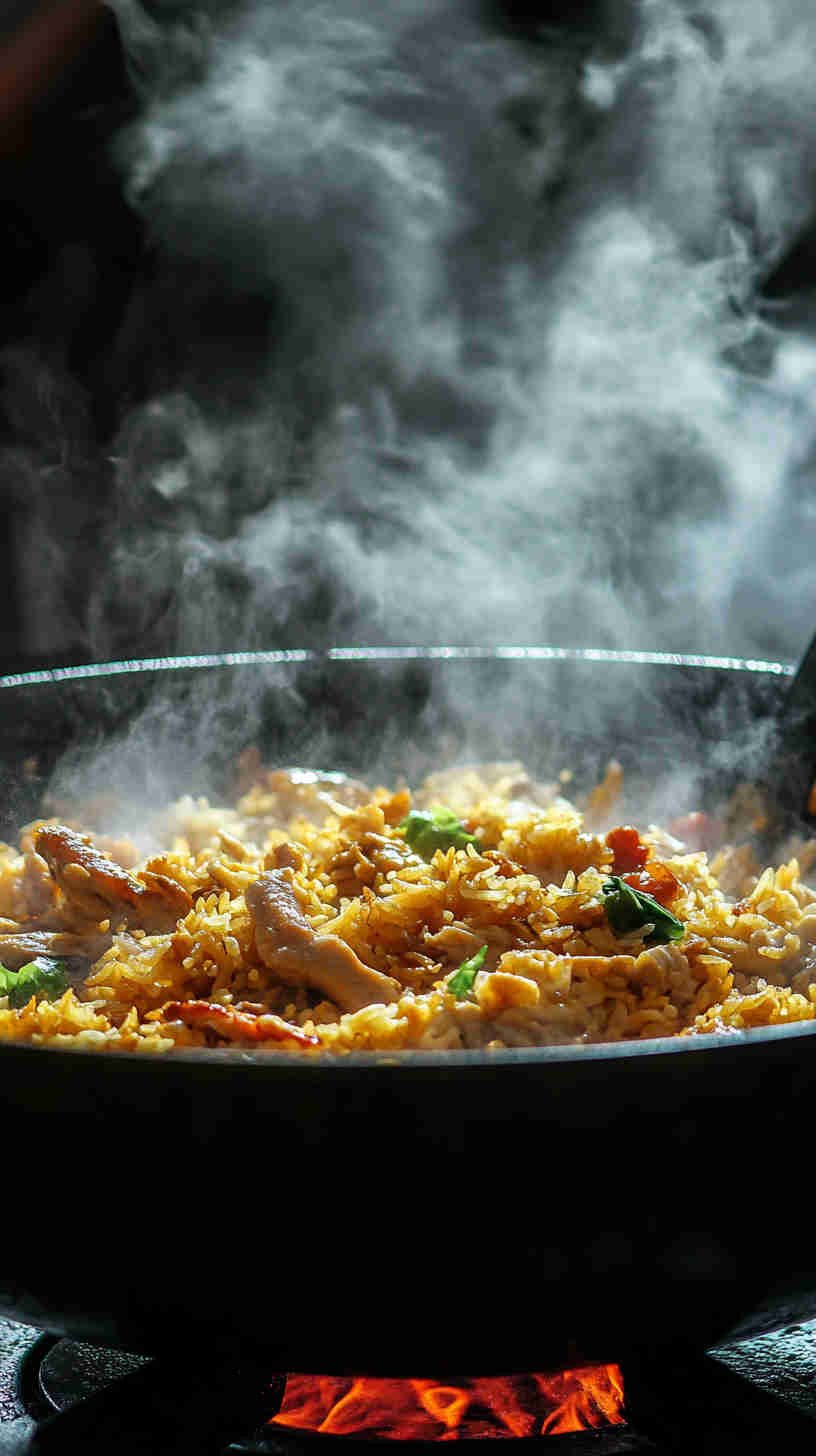 Savory Chicken and Egg Fried Rice