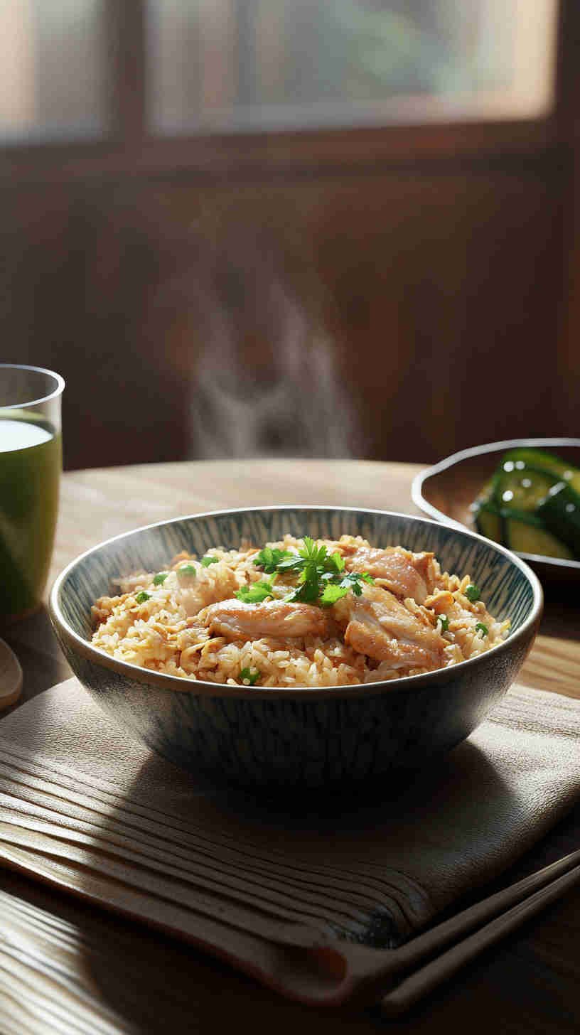 Savory Chicken and Egg Fried Rice