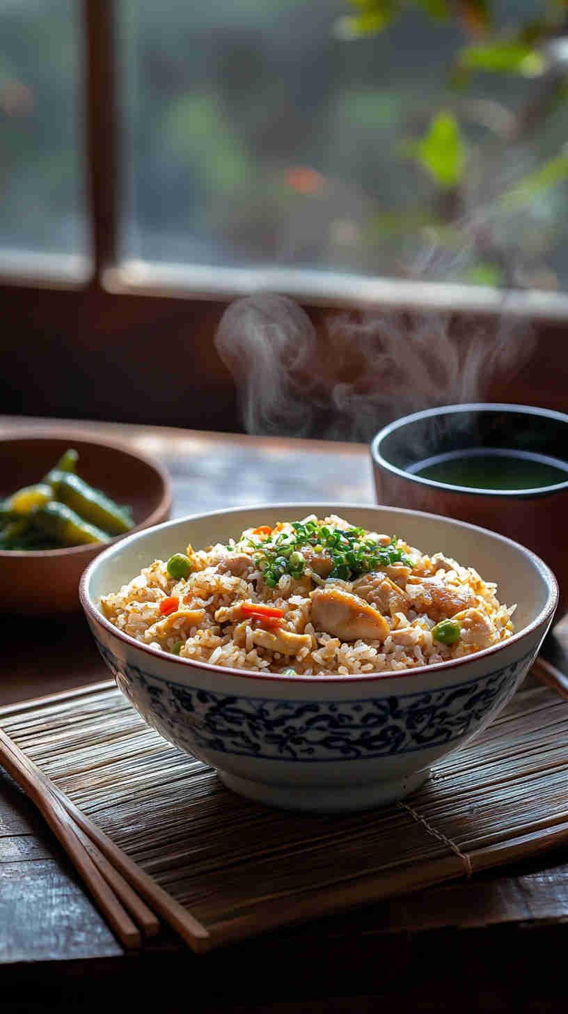 Savory Chicken and Egg Fried Rice