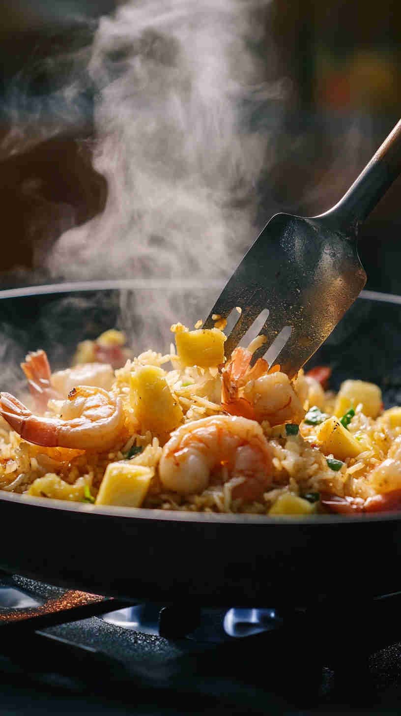 Shrimp and Pineapple Fried Rice