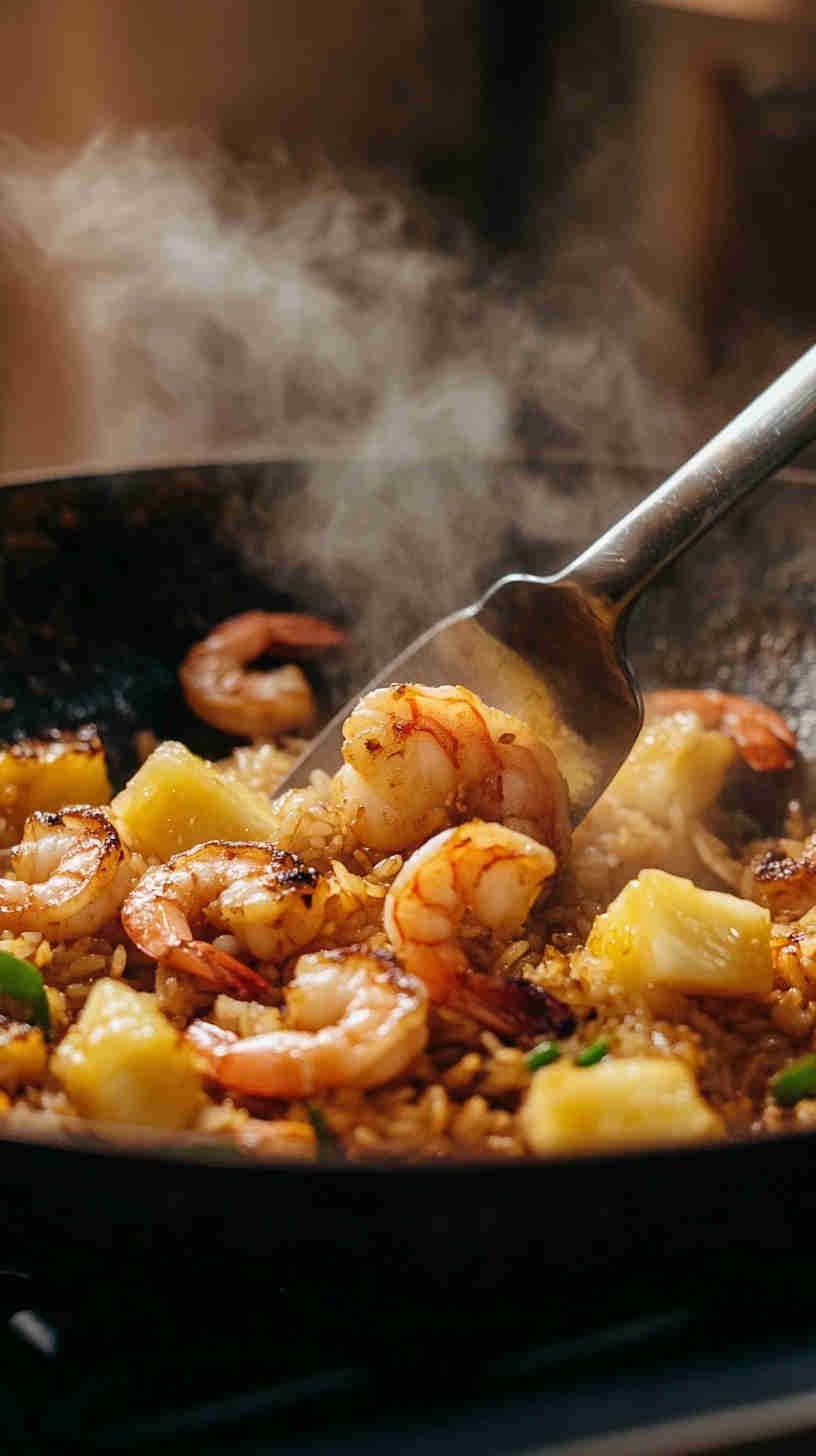 Shrimp and Pineapple Fried Rice