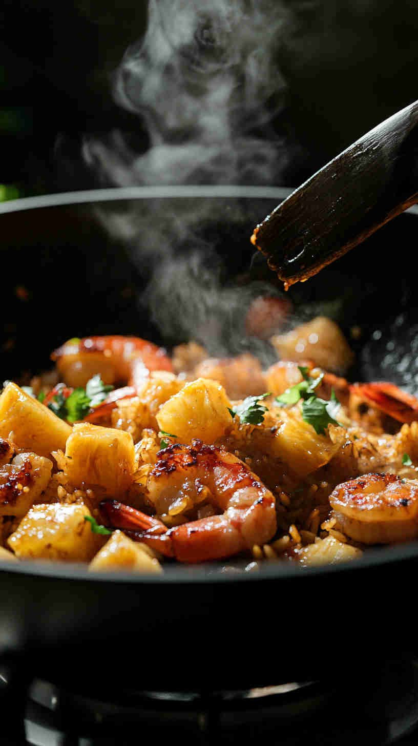 Shrimp and Pineapple Fried Rice