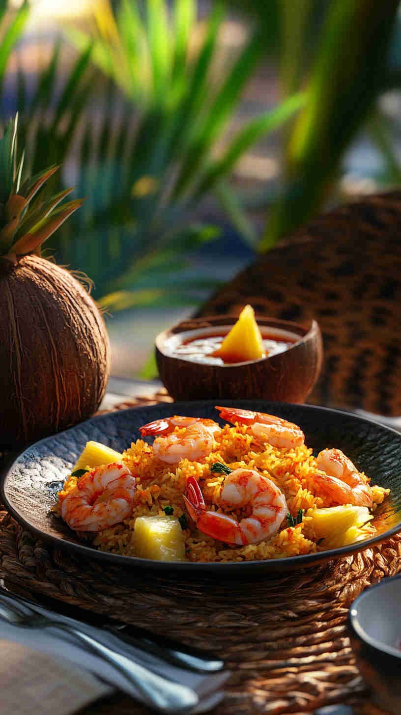 Shrimp and Pineapple Fried Rice