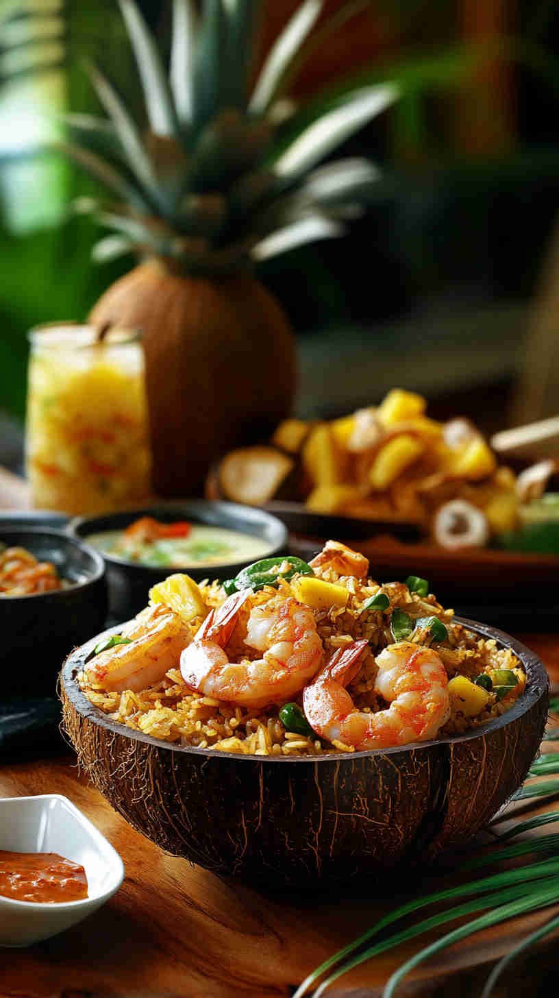 Shrimp and Pineapple Fried Rice