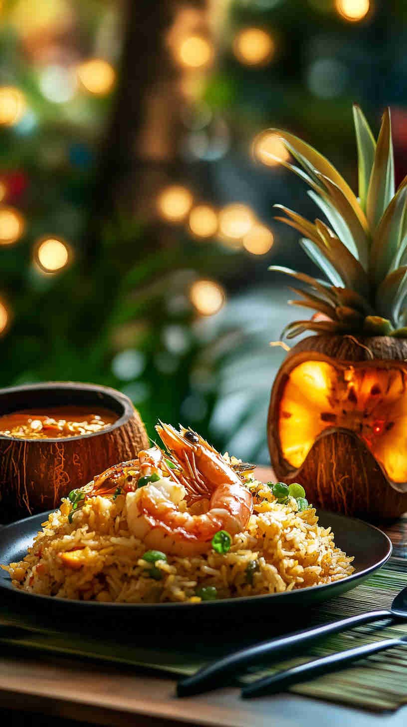 Shrimp and Pineapple Fried Rice