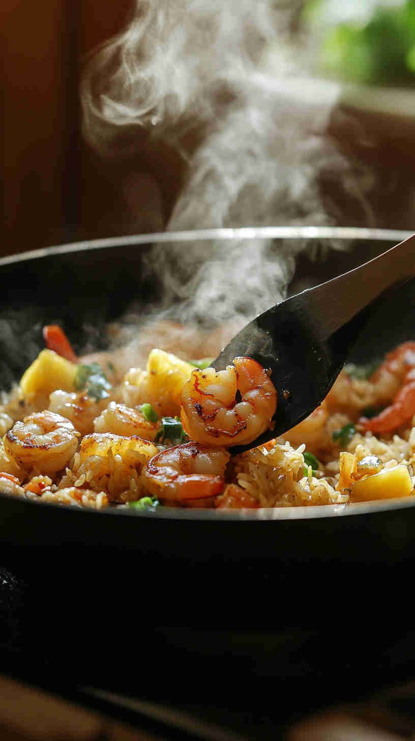 Shrimp and Pineapple Fried Rice