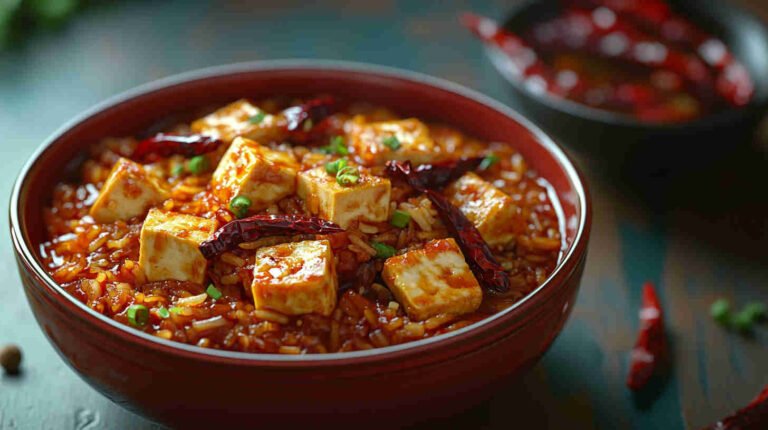 Spicy Szechuan Fried Rice with Tofu