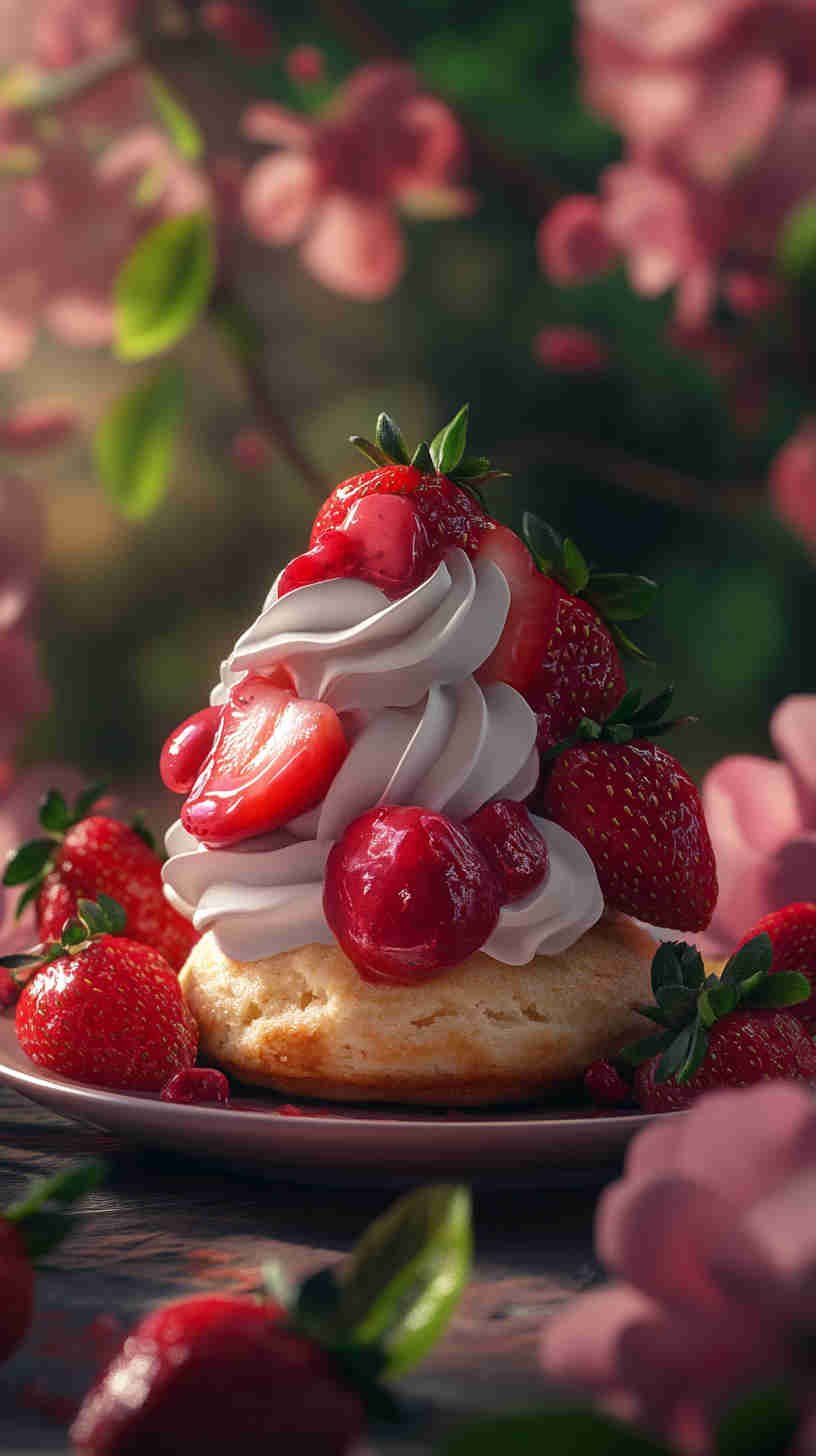 Strawberry Shortcake Bites