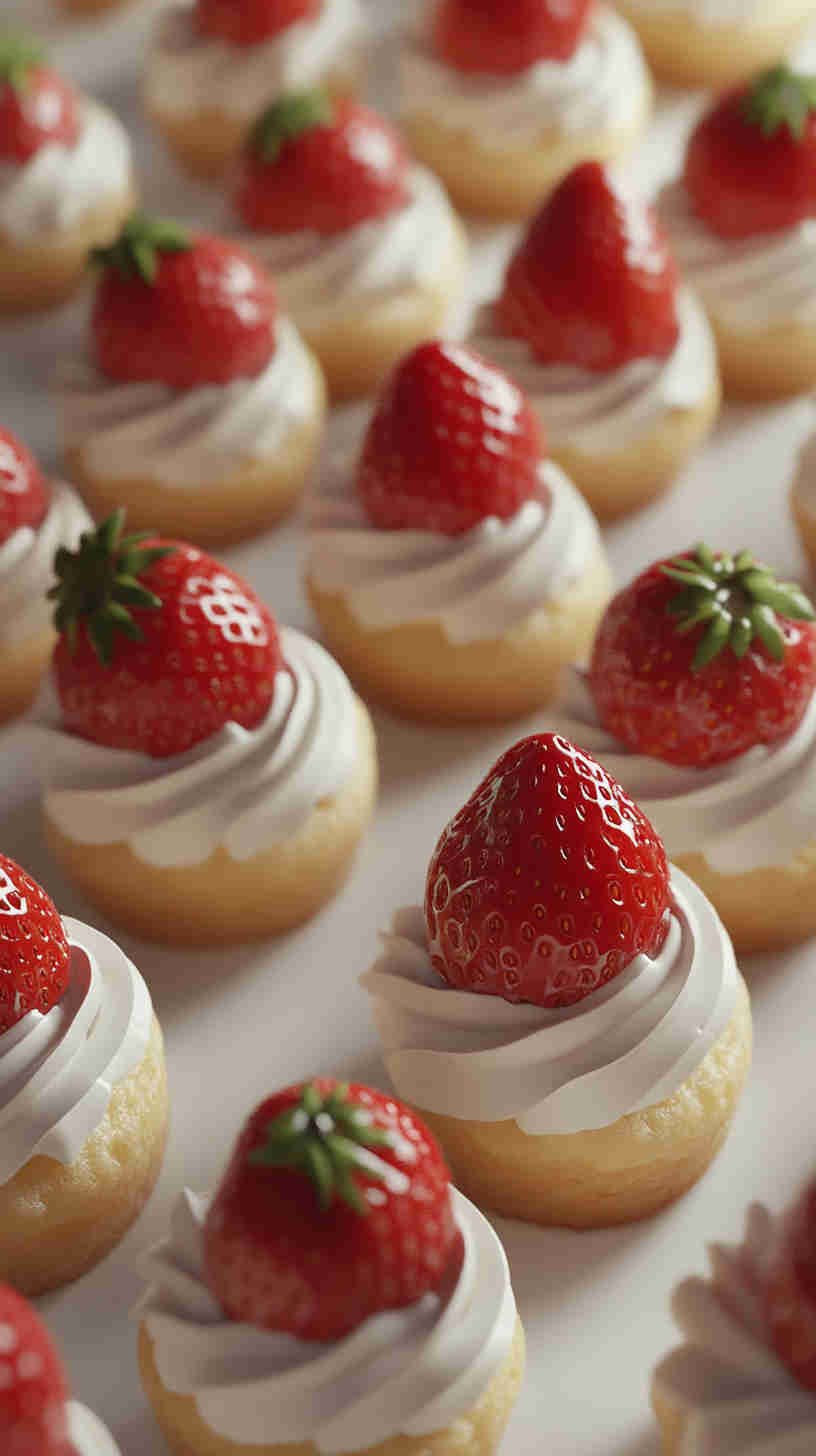 Strawberry Shortcake Bites