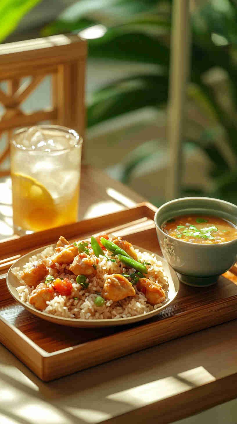 Sweet and Sour Chicken Fried Rice