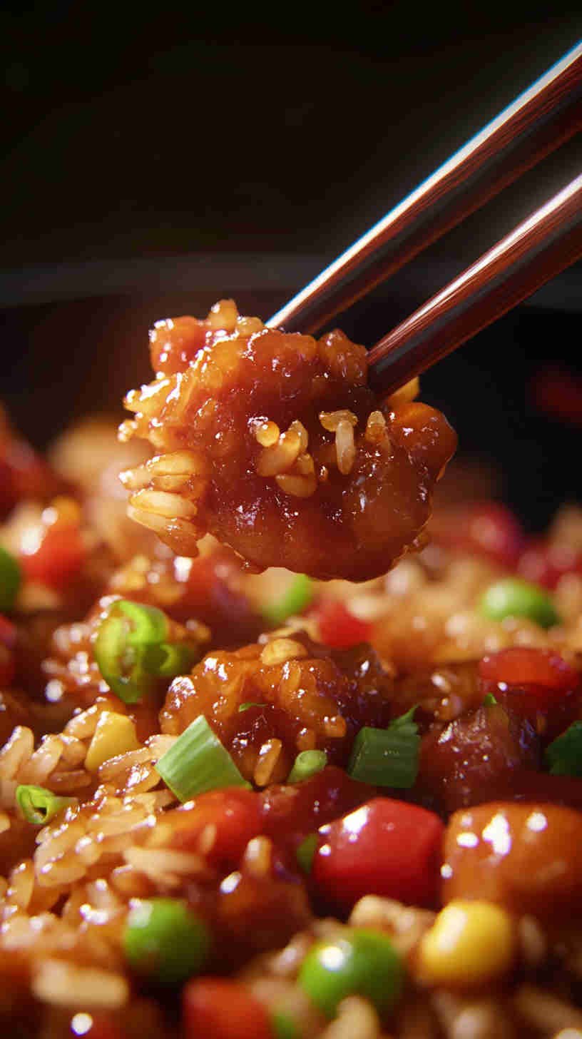 Sweet and Sour Chicken Fried Rice