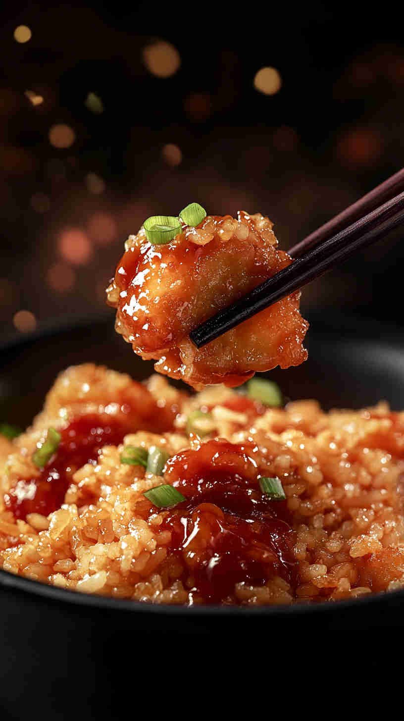 Sweet and Sour Chicken Fried Rice