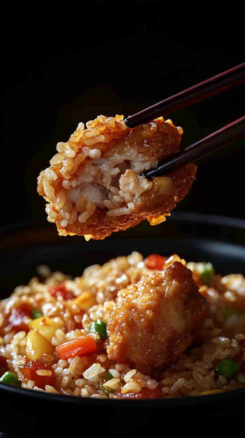 Sweet and Sour Chicken Fried Rice