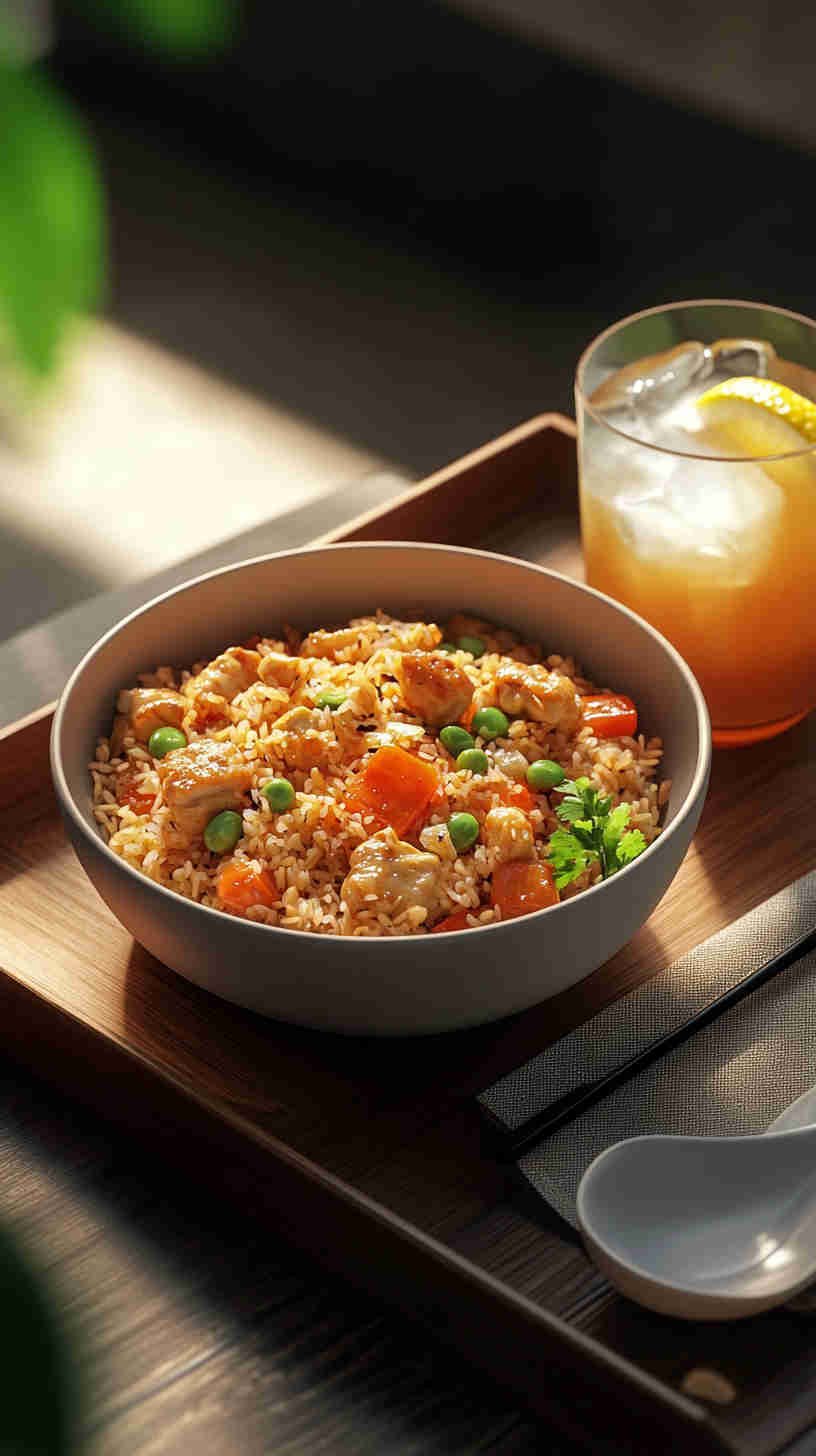 Sweet and Sour Chicken Fried Rice
