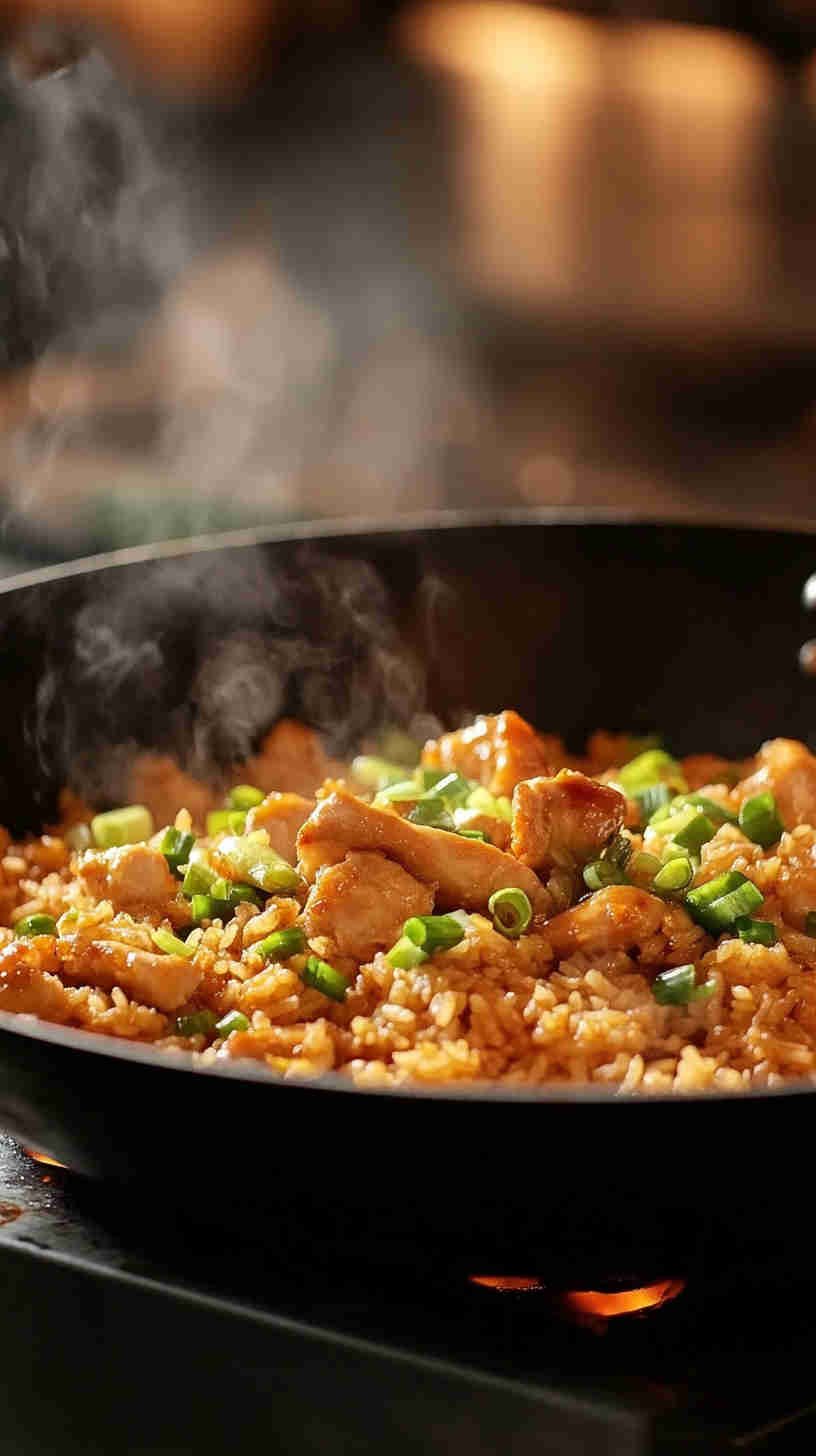 Sweet and Sour Chicken Fried Rice