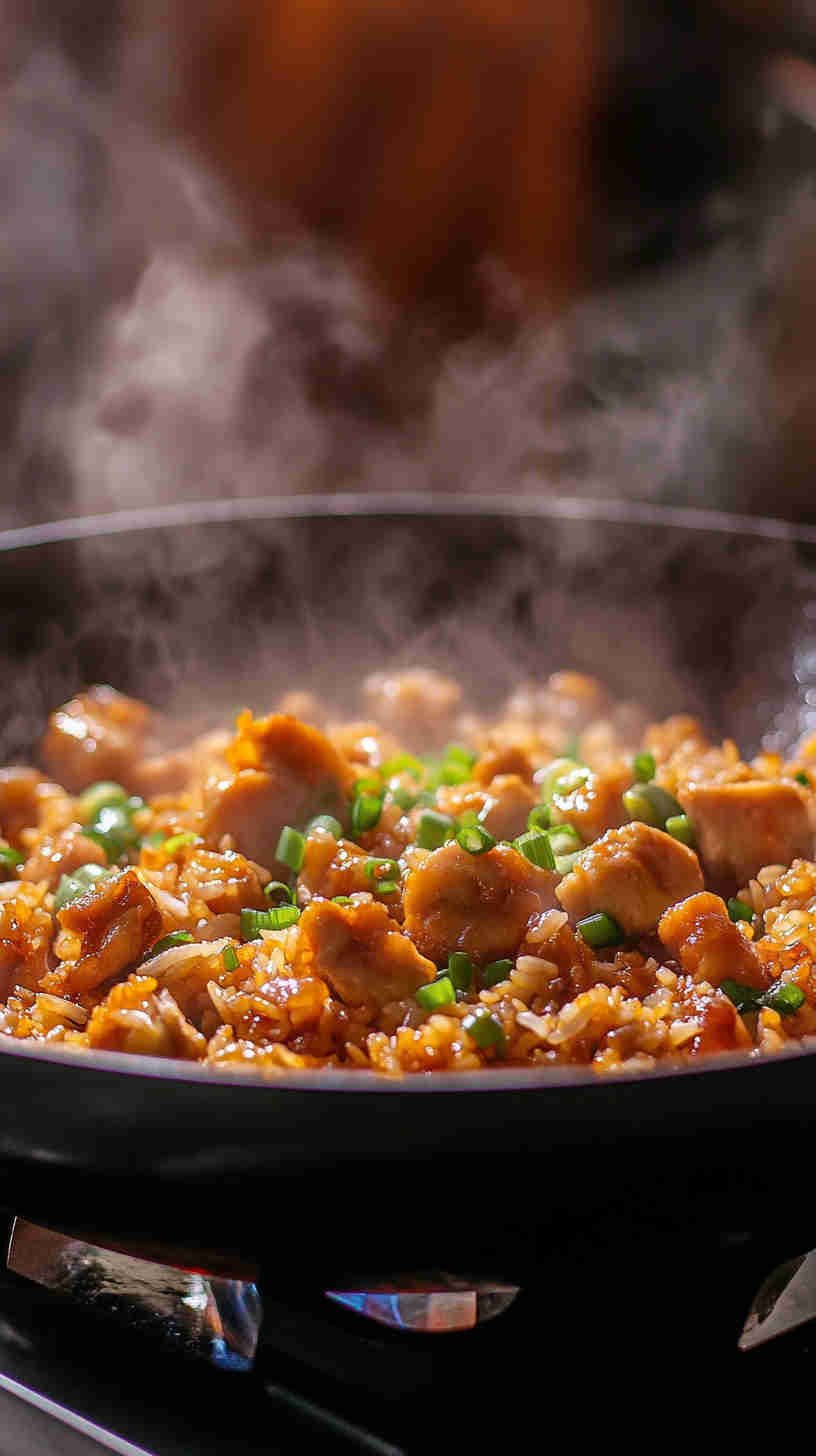 Sweet and Sour Chicken Fried Rice