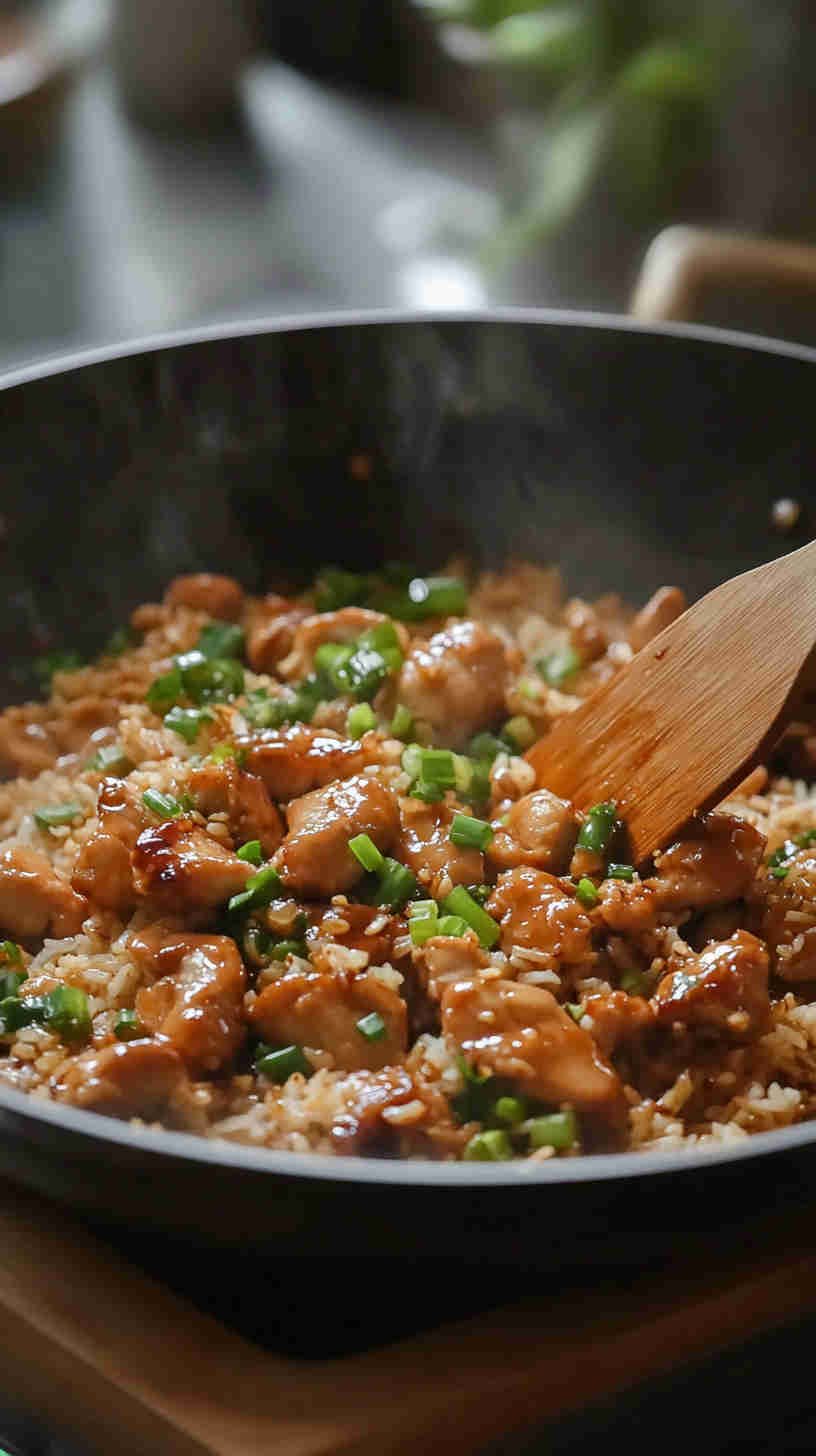 Teriyaki Chicken Fried Rice