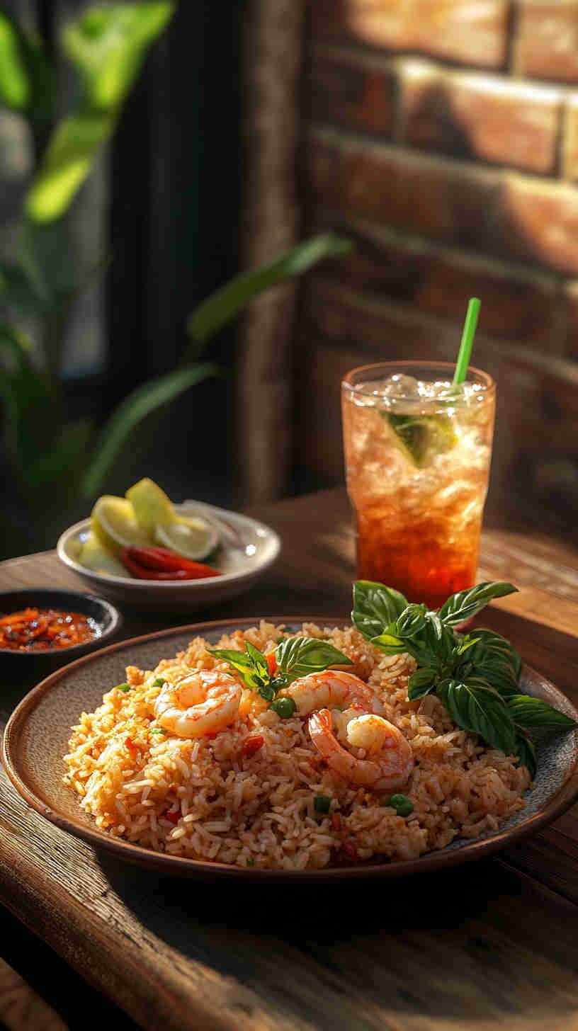 Thai Basil and Shrimp Fried Rice