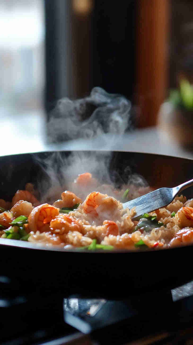 Thai Basil and Shrimp Fried Rice