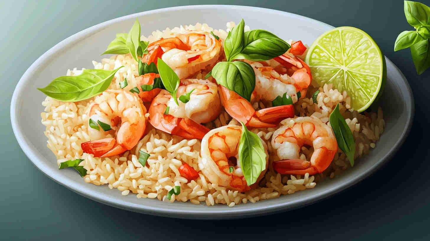 Thai Basil and Shrimp Fried Rice