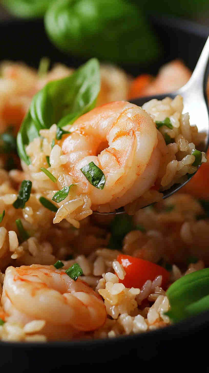 Thai Basil and Shrimp Fried Rice