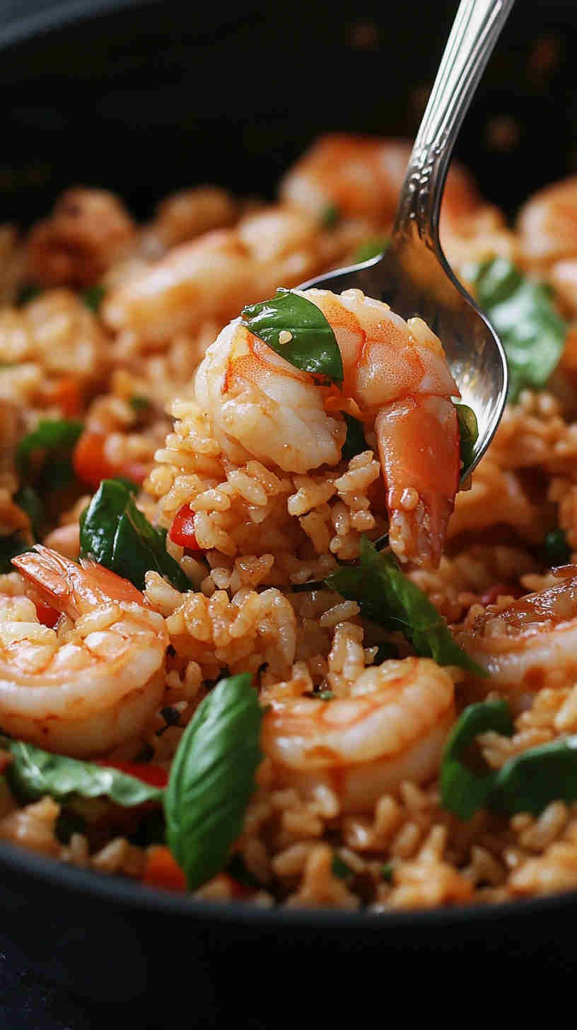 Thai Basil and Shrimp Fried Rice
