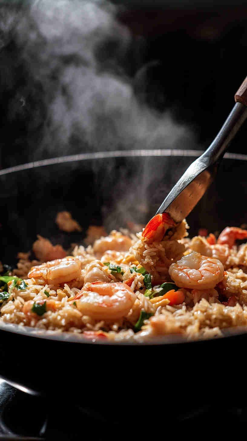 Thai Basil and Shrimp Fried Rice